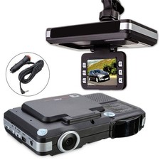 2 in1 Car DVR Speed Anti Laser Radar Detector Camera Video Recorder Dash Cam