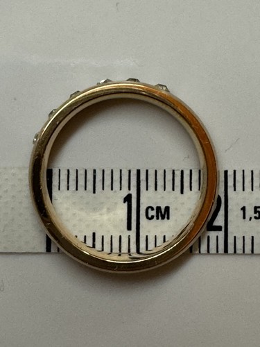 schmaler Ring * Edelstahl * Rosegold * Zirkonia Steine * TOP Zustand!!! - Bild 4 von 4