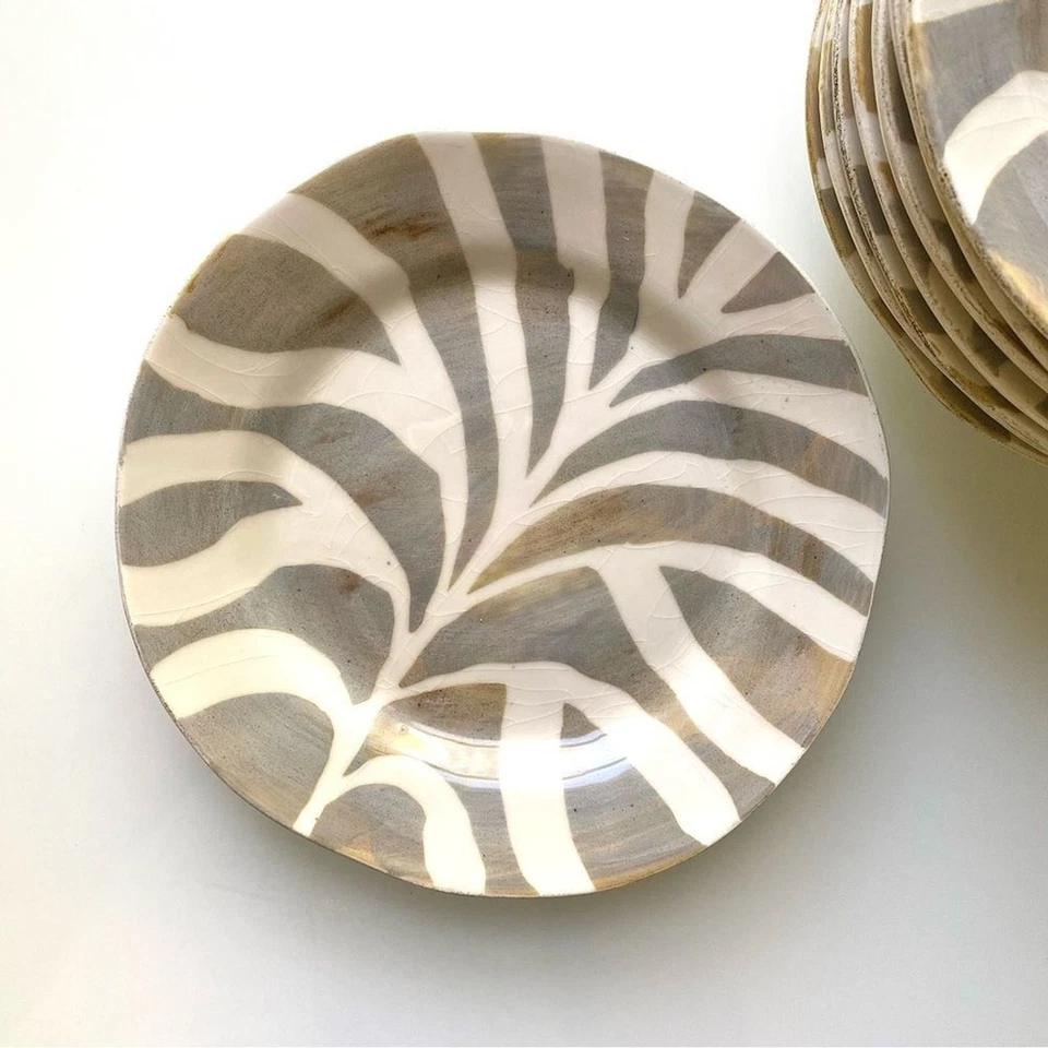 Juego de 4 platos de ensalada VIETRI de la colección Safari Foto 2 de 4