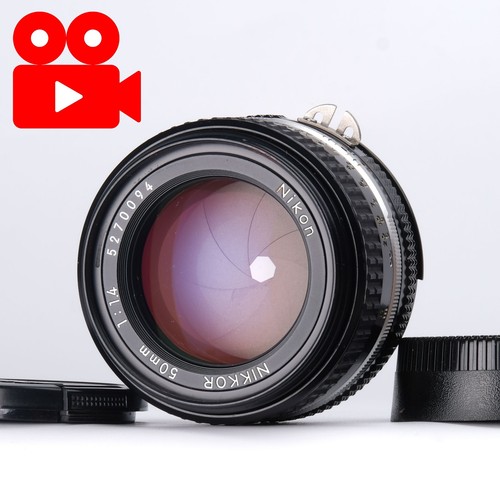 [Near MINT/Tested] Nikon Ai-S NIKKOR 50mm f/1.4 MF Fast Prime Lens from JAPAN