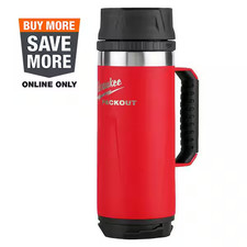 MILWAUKEE PACKOUT Red 18 Oz. Insulated Mug with Sip Lid