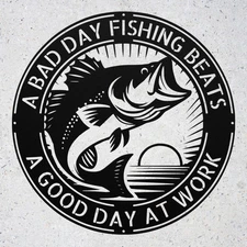 Personalized Bass Fishing Metal Art Signs, Bass Fishing Wall Decor, Fisher Gift