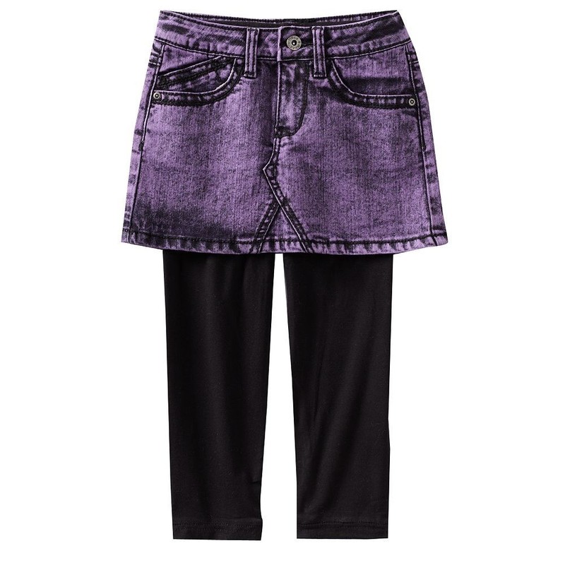 Mudd 2 Piece Denim Skirt & Leggings Set ~ Size 4 ~ New With Tags MSRP $40.00