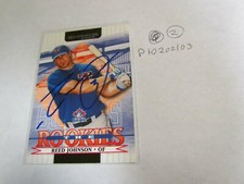 2002 Donruss Reed Johnson Signed Baseball Card 