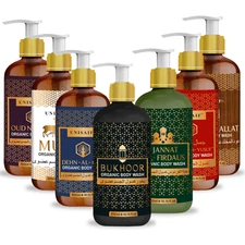 Unisaif Organics Arabic Body Wash And Shower Gel For Men & Women Your Choose