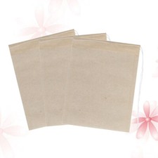 100 Pcs Coffee Filter Bulk Nuts Drawstring Tea Bags Tool Pouch Loose 0.06 per strip