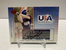 Chris Lubanski 2004 USA Baseball National Team Alumni Signatures Black Ink Auto
