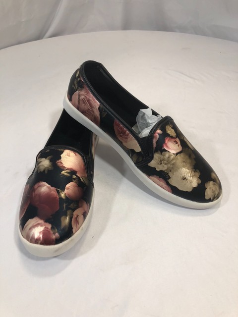 printed slip on shoes