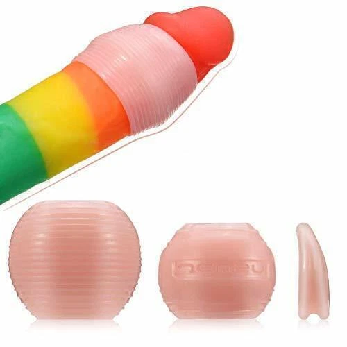 Penisring Silikon Penis Vorhaut Zurückhalte Ringe Männer Eichelring Set - Bild 1 von 7
