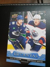 2023-24 Upper Deck UD Canvas #C210 Elias Pettersson Ryan Nugent-Hopkins CL