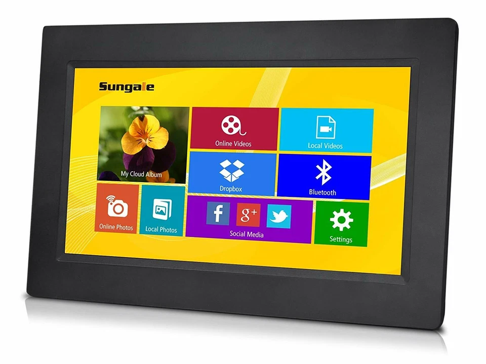 BRAND NEW: Sungale 10" WiFi Cloud LED Digital Photo Frame CPF1032 Slideshow - Image 2 of 4