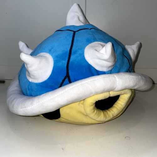 Nintendo Super Mario Kart Almohada Peluche Espinoso Azul Shell 14" 2020