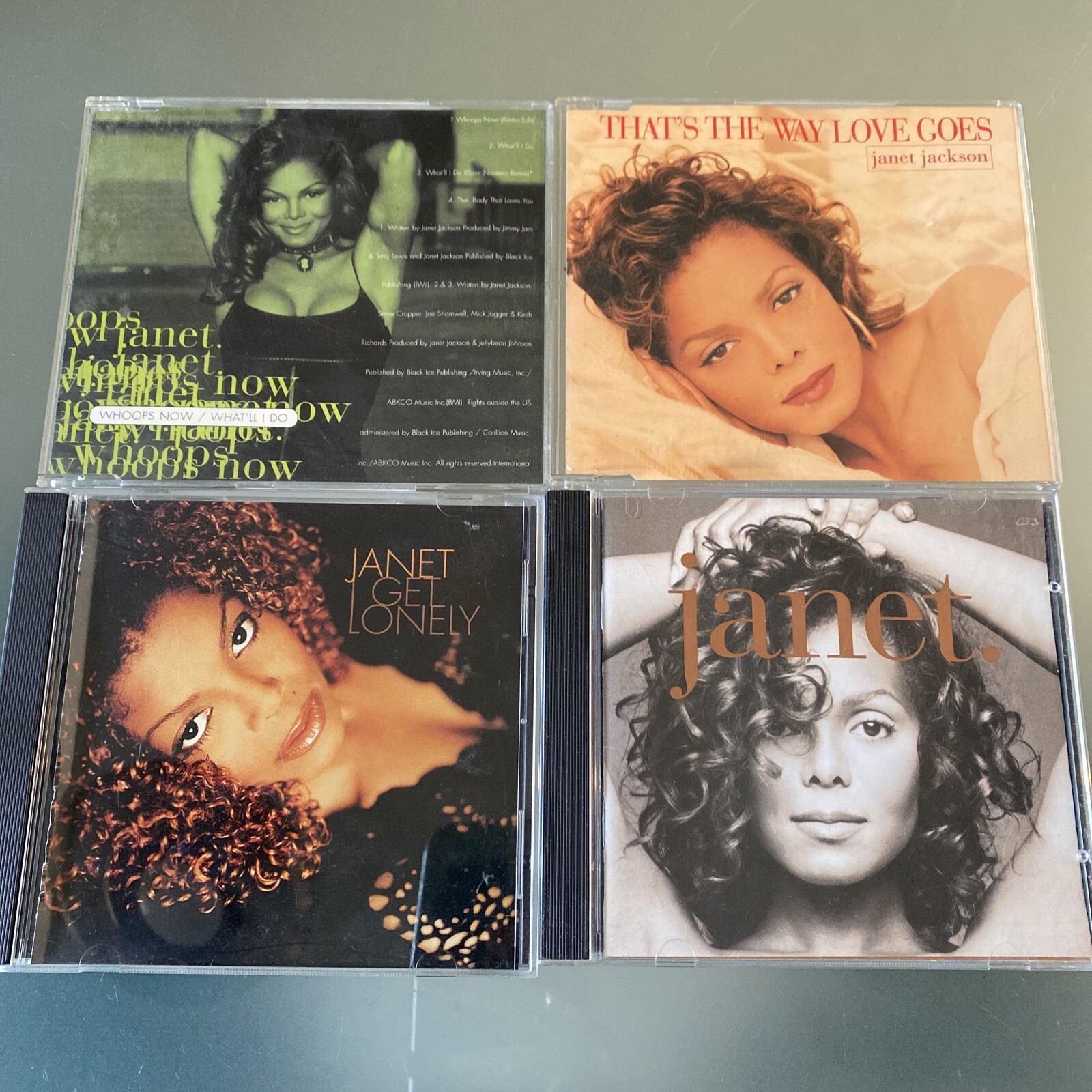 Janet Jackson 4 LOT!! Now That’s The Way Love Goes, Whoops IMPORTS, I Get Lonely