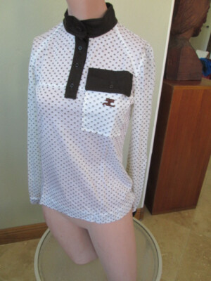 Courreges LOGO ALL OVER TOP SHIRT Fabulous France