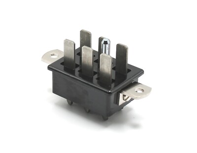 (2pcs) Beau P5406AB Cinch Jones 6-Pin Plug Connector Angle Bracket