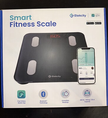 ETEKCITY SMART FITNESS SCALE POWERED BY VESYNC NEW