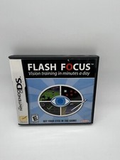 Flash Focus: Vision Training in Minutes a Day (Nintendo DS, 2007) CIB! Tested!