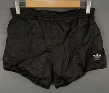 VINTAGE OLD RETRO MEN ADIDAS WEST GERMANY RUNNING GYM SHORTS PANTALONES SIZE M 6