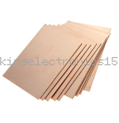 1/2/5/10PCS 10*15CM FR4 1.5MM Thickness Single PCB Copper Clad Laminate Board