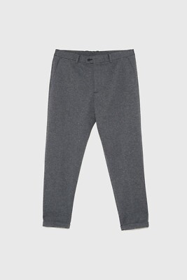 NWT Zara 4 Way Stretch Knit Pants US29W trouser jacket jeans denim