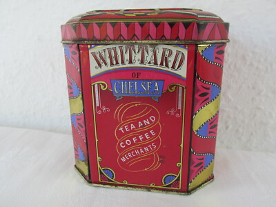 Blechdose Whittard of Chelsea Tea and coffee merchants est. 1886 Teedose London