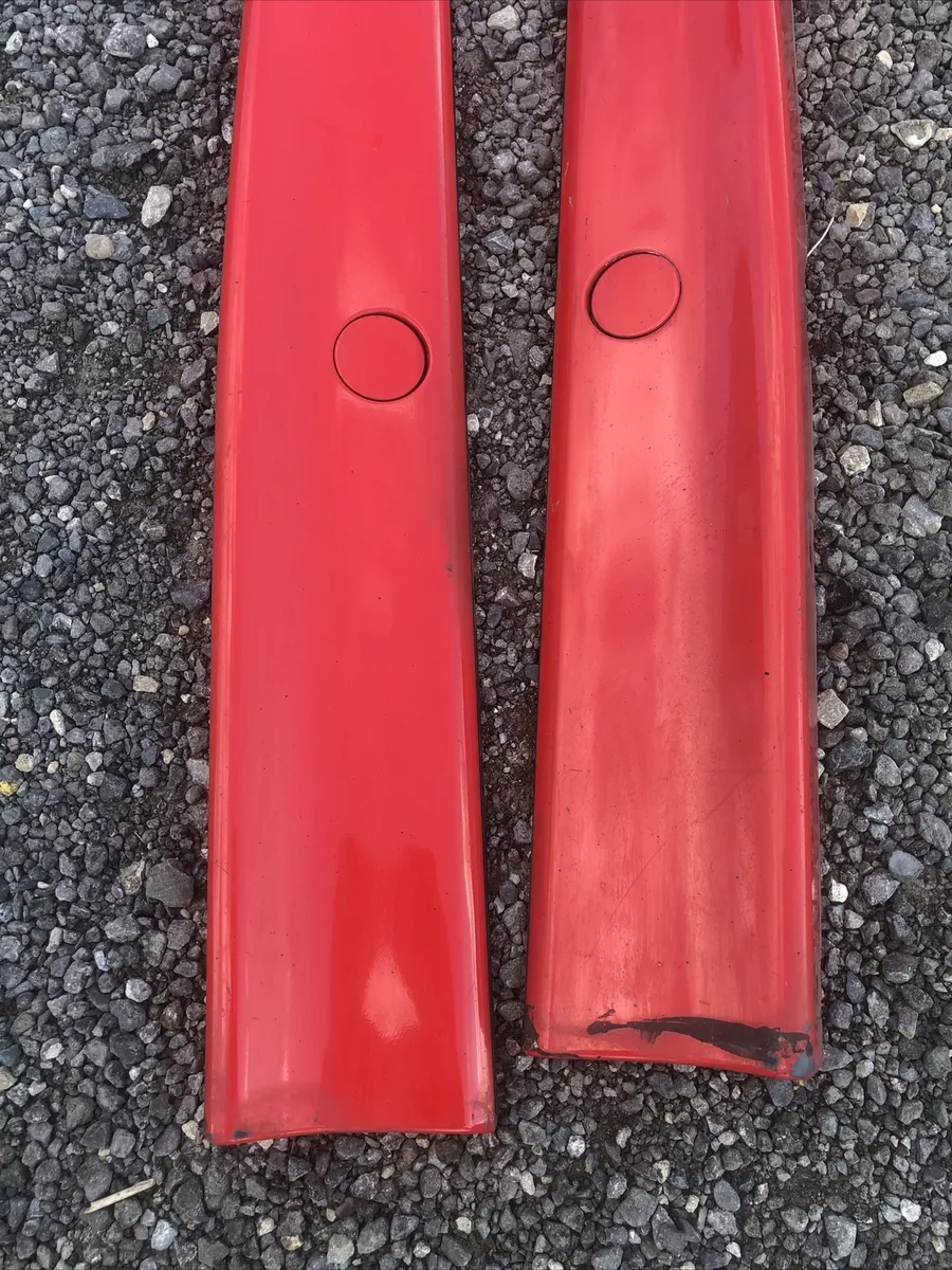 BMW E36 SIDE SKIRTS WITH JACK POINT COVERS 8177861 8177862 GENUINE 