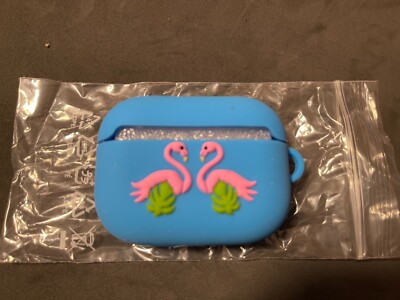 Cute Flamingo AirPods Pro Case, Headset Earphone Silicone Protective Cover Skin