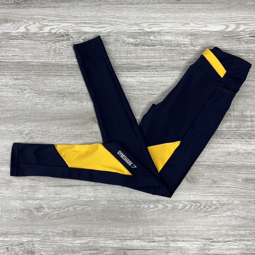 Gymshark Asymmetrical Leggings In Navy 
