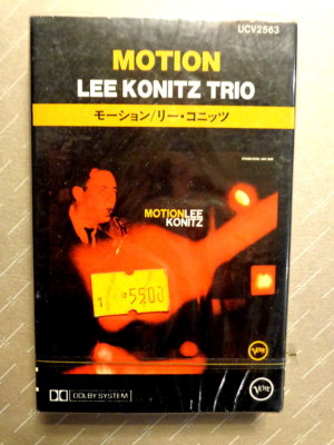 LEE KONITZ TRIO  -  MOTION  -  MUSICASSETTA MC  1981  NUOVA   NON SIGILLATA