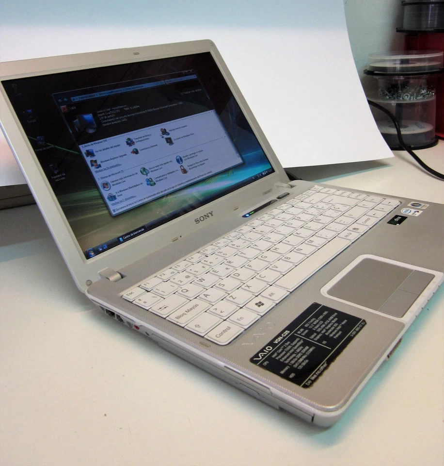 ORDENADOR PORTATIL SONY VAIO VGN-CS2 CENTRINO 13,3" X-BLACK LCD MUY BUEN ESTADO_ - Imagen 4 de 4