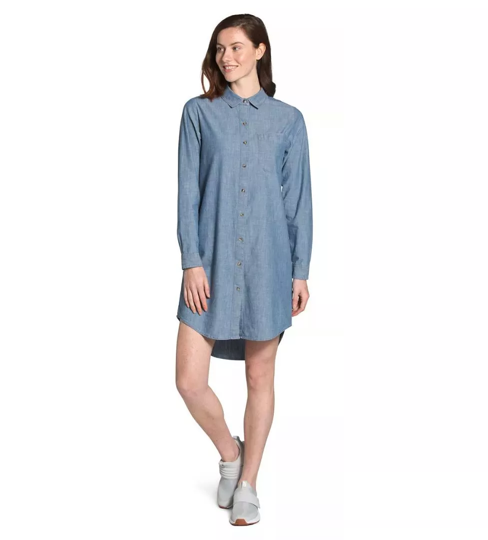 Chambray online dress womens