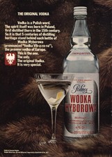 Polmos Vodka Wyborowa 1973: el anuncio impreso vintage de vodka original
