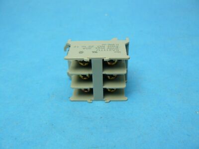 Idec BA211TU DIN Rail Terminal Block Feed Through 3 Pole 20 Amp 300 V New