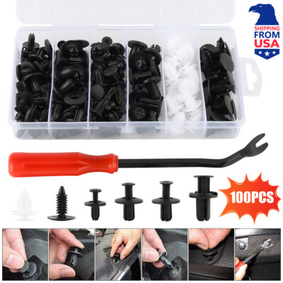 2000 Nissan Frontier Fender 100-Piece Fastener Box Set For Nissan - Bumper, Fender, Liner Push Type Retainer Clips Nissan Accessories
