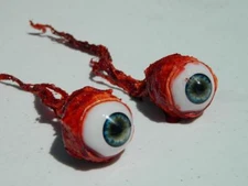 Halloween Horror Prop Realistic Life Size Pair of  Ripped Out Eyeballs -  FL02