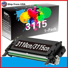 1PK 3115 3115CN Black Toner Cartridge for 3110 3110CN Printer 310-8092
