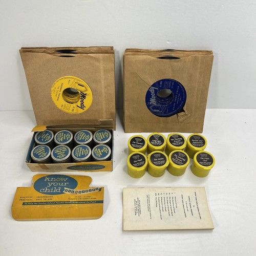 RARE Moody Bible Institute EP’s & Films Lot! Know Your Child Successful Teaching