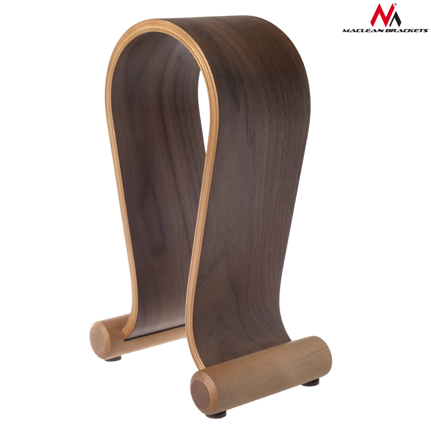 Support pour casque audio bois pour éviter rayures et encombrement