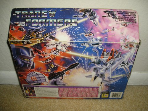ORIGINAL VINTAGE 1985 TRANSFORMERS G1 DECEPTICON THRUST BOX + BUBBLE INSERT ONLY - Picture 2 of 11