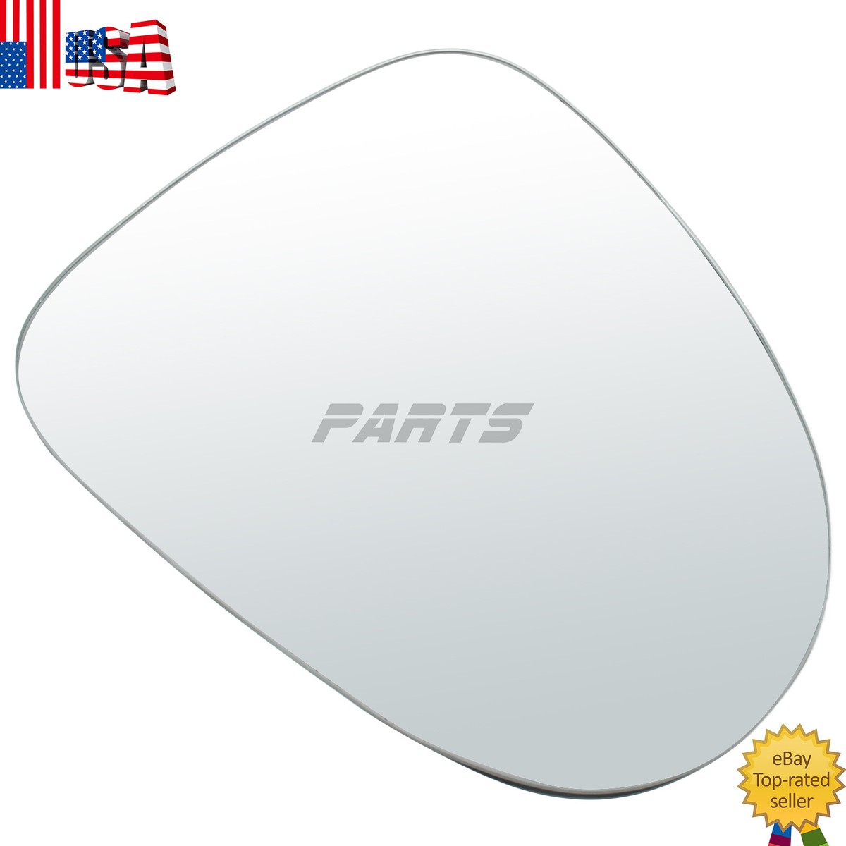 VW Volkswagen Touareg (7P5) 2011-2015 Right Passenger Side Mirror Glass - Heated Aspheric