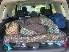 Rear Trunk Floor Style Organizer Mesh Cargo Net for Ford Bronco Sport 2021-2024