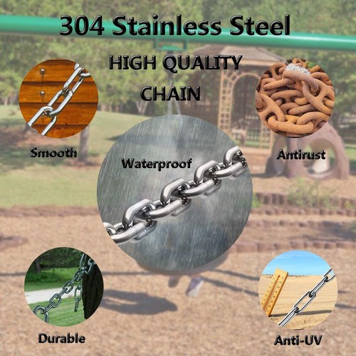 Stainless Steel Link Chain, 304 Stainless Steel Link Proof Coil Chain Heavy D... - Picture 4 of 8