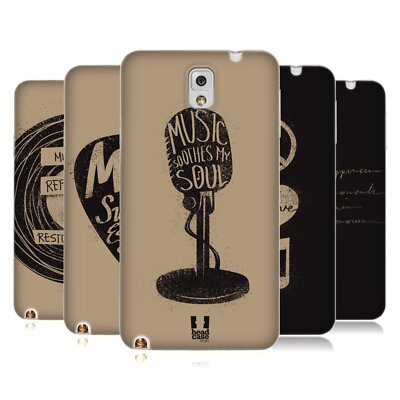 HEAD CASE DESIGNS KRAFT DER MUSIK SOFT GEL HANDYHÜLLE FÜR SAMSUNG HANDYS 2