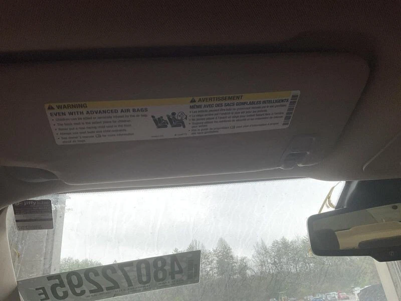 2010-2015 Buick Lacrosse LH Driver Side SunVisor with Light Mirror TAN Color OEM Foto 3 de 4