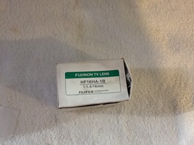 Fujinon TV-OBJEKTIV HF16HA-1B 1:1,4 16 MM. Ref: CD_1