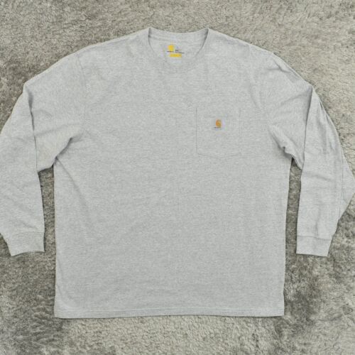 Carhartt Men's Adult Sz 2XL Tee Shirt T Gray Orig… - image 1