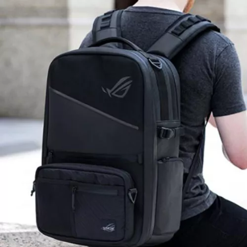 ASUS ROG Ranger BP3703 Rucksack RGB Gaming Laptop Handtasche Schule Reisetasche 20L - Bild 7 von 7