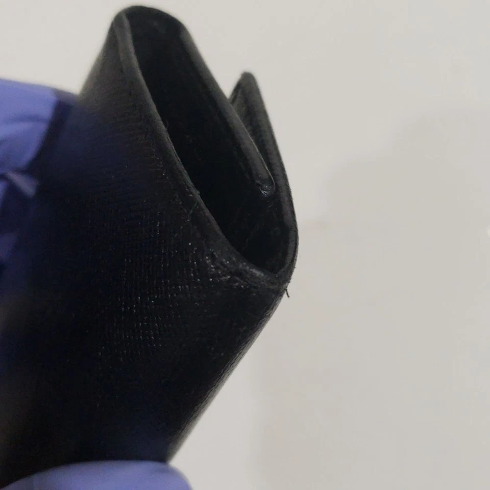 Ferragamo Black Leather Gancini Key Case Holder | Vintage 6 Key Wallet 4"x2.75" - Image 4 of 4