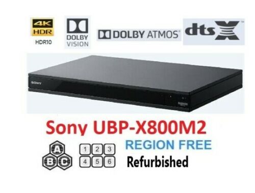 Sony UBP-X800M2 Refurbished  REGION FREE BLU-RAY DVD PLAYER ZONE A B C DVD 0-9  - Picture 1 of 2