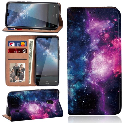 Printed PU Leather Wallet Stand Phone Cover Case For Nokia G42 5G /C32 - Picture 13 of 29